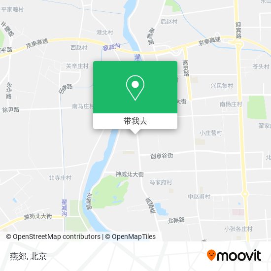 燕郊地图