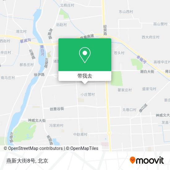 燕新大街8号地图