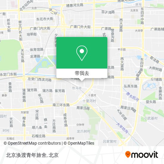 北京涣渡青年旅舍地图