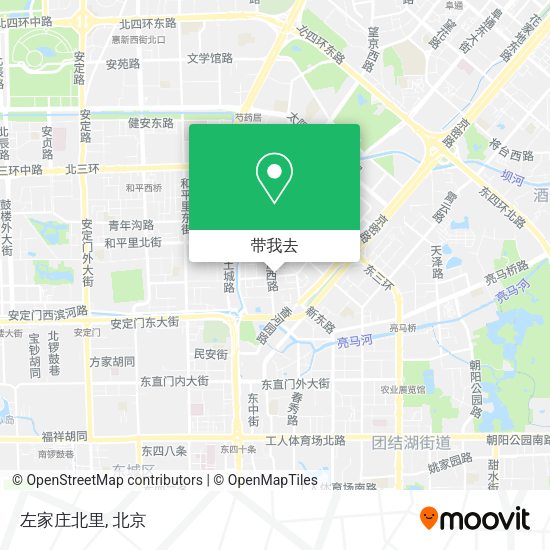 左家庄北里地图