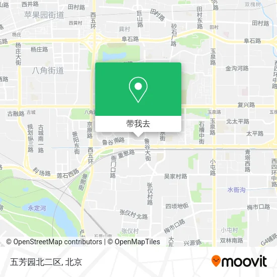 五芳园北二区地图