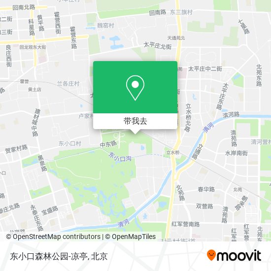 东小口森林公园-凉亭地图