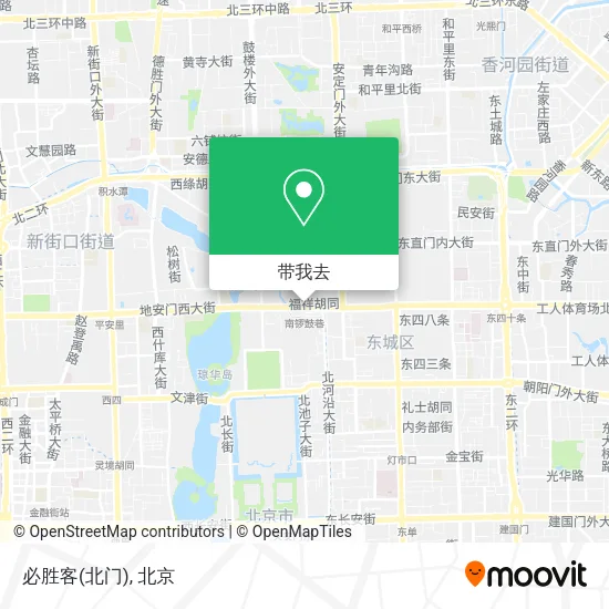 必胜客(北门)地图