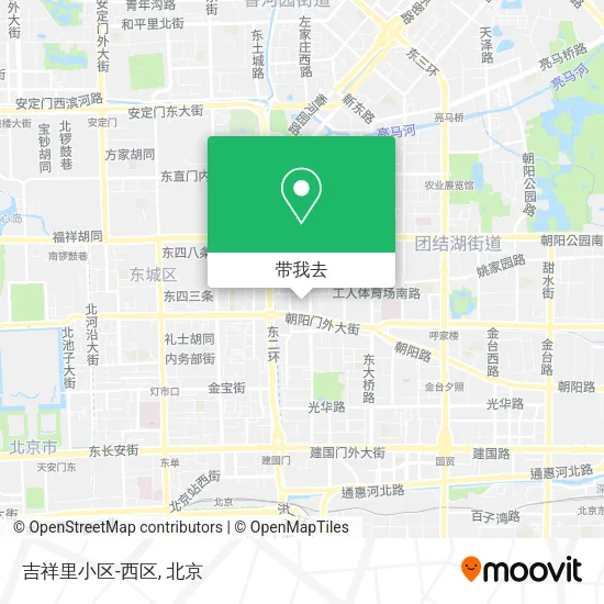 吉祥里小区-西区地图