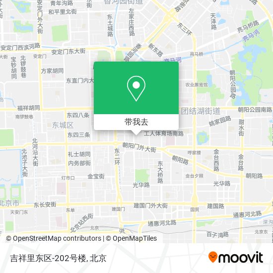 吉祥里东区-202号楼地图