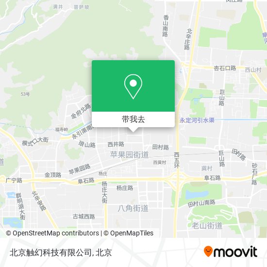 北京触幻科技有限公司地图
