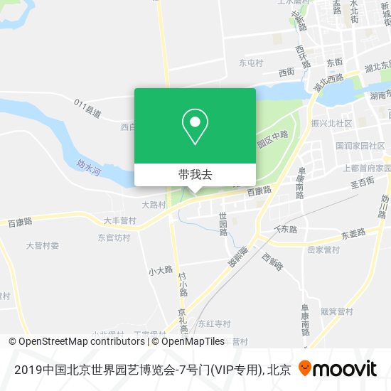2019中国北京世界园艺博览会-7号门(VIP专用)地图