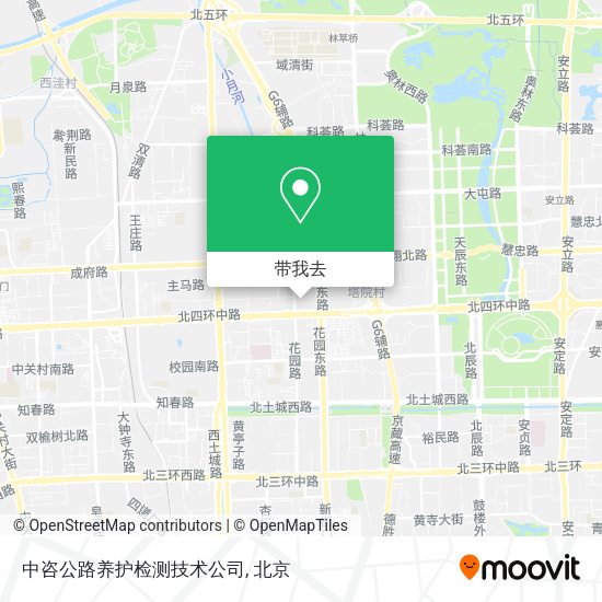 中咨公路养护检测技术公司地图