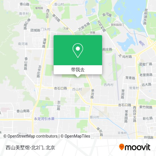 西山美墅馆-北2门地图