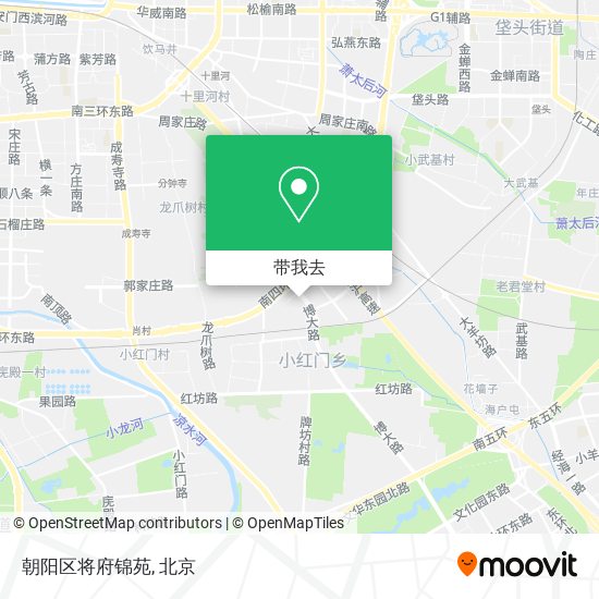 朝阳区将府锦苑地图