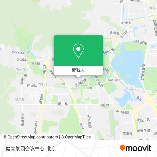 健壹景园会议中心地图