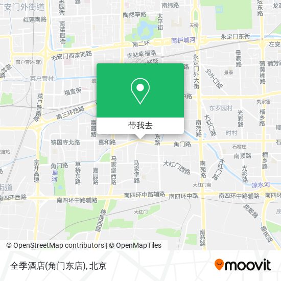 全季酒店(角门东店)地图