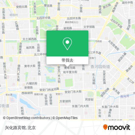兴化路宾馆地图