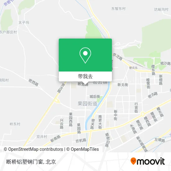 断桥铝塑钢门窗地图