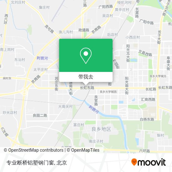 专业断桥铝塑钢门窗地图