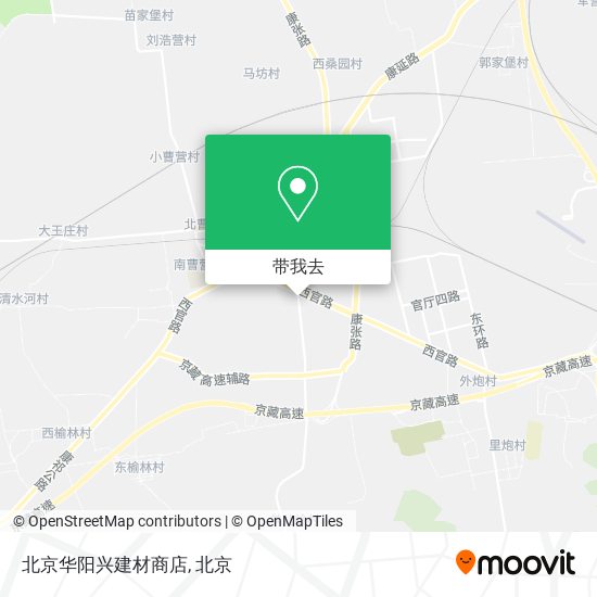 北京华阳兴建材商店地图