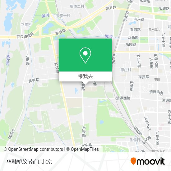 华融塑胶-南门地图