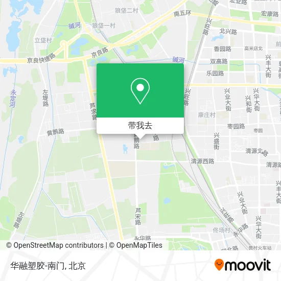 华融塑胶-南门地图