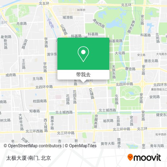 太极大厦-南门地图