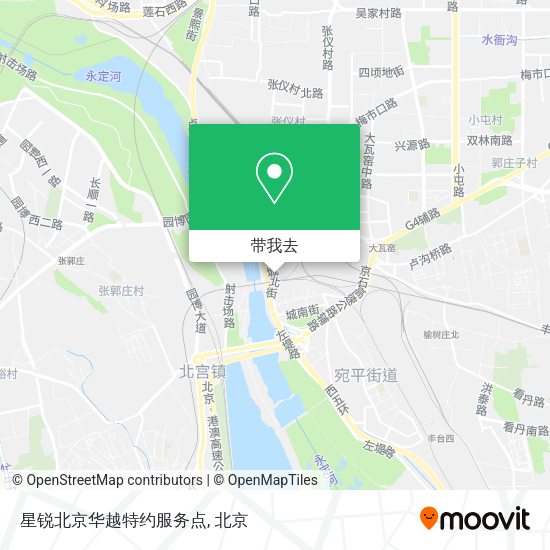 星锐北京华越特约服务点地图