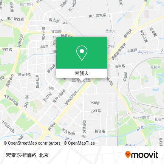 宏泰东街辅路地图
