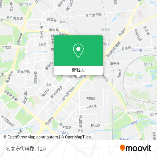 宏泰东街辅路地图