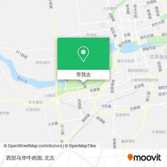 西部马华牛肉面地图
