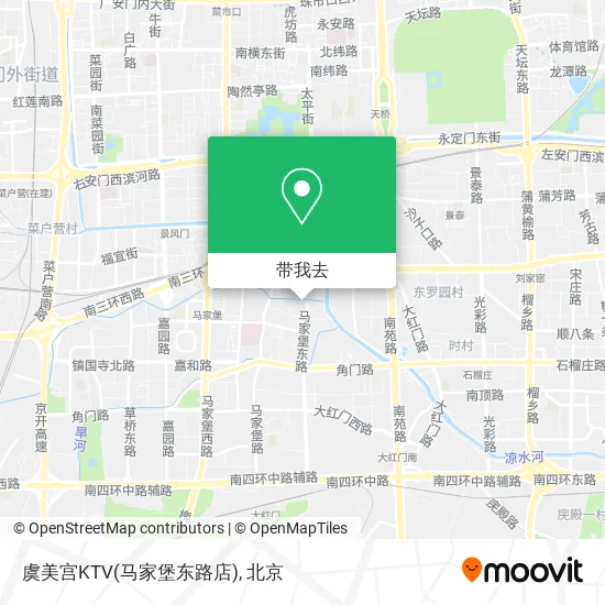 虞美宫KTV(马家堡东路店)地图