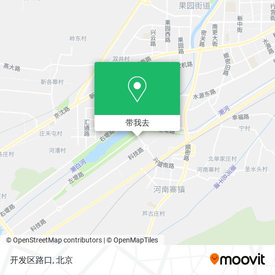 开发区路口地图