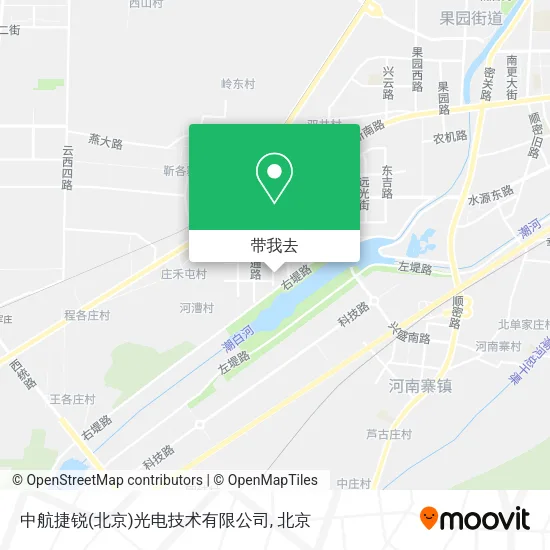 中航捷锐(北京)光电技术有限公司地图