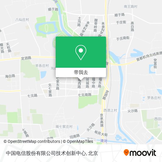 中国电信股份有限公司技术创新中心地图