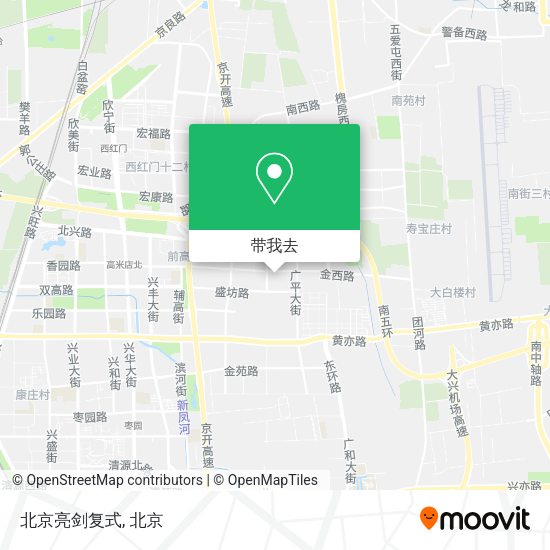 北京亮剑复式地图