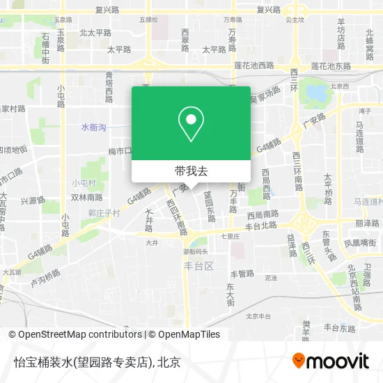 怡宝桶装水(望园路专卖店)地图
