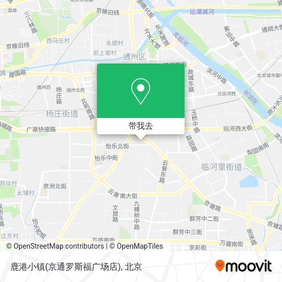 鹿港小镇(京通罗斯福广场店)地图