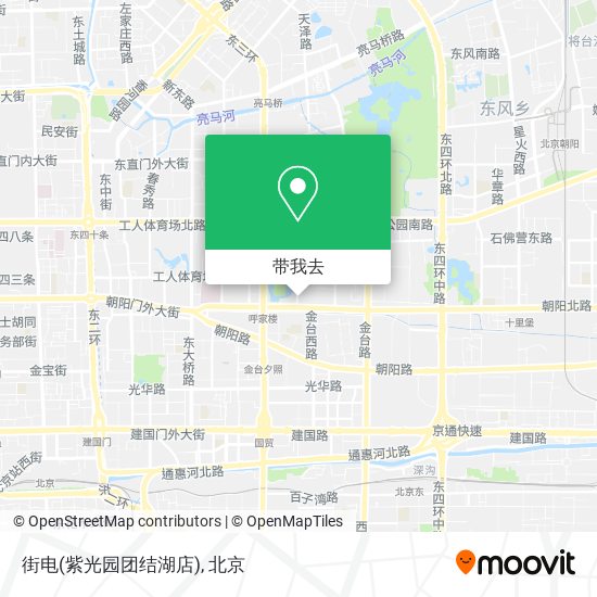 街电(紫光园团结湖店)地图