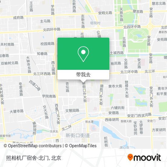 照相机厂宿舍-北门地图