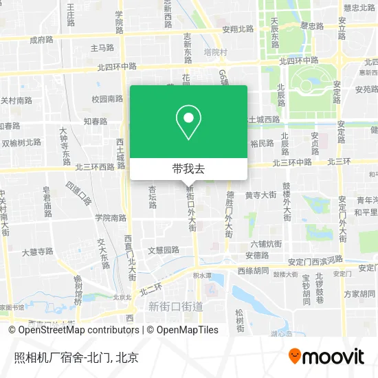 照相机厂宿舍-北门地图