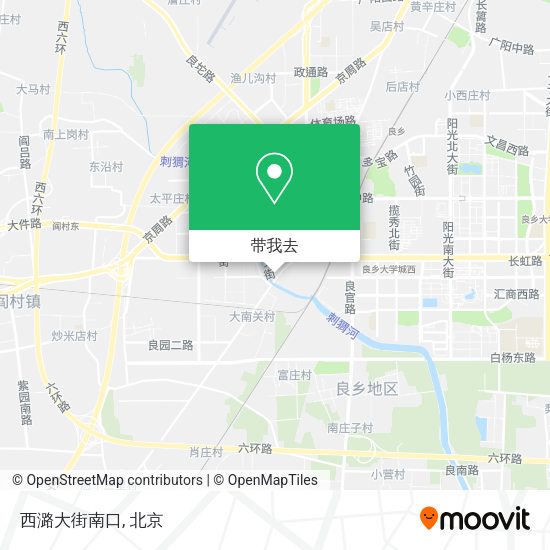 西潞大街南口地图
