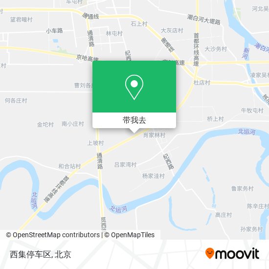 西集停车区地图