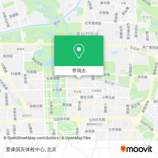 爱康国宾体检中心地图
