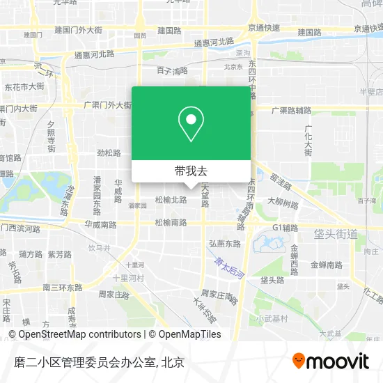 磨二小区管理委员会办公室地图