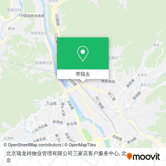 北京瑞龙祥物业管理有限公司三家店客户服务中心地图