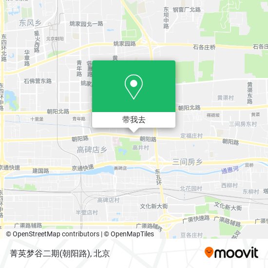 菁英梦谷二期(朝阳路)地图