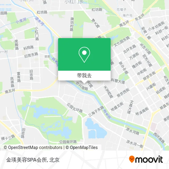 金瑛美容SPA会所地图