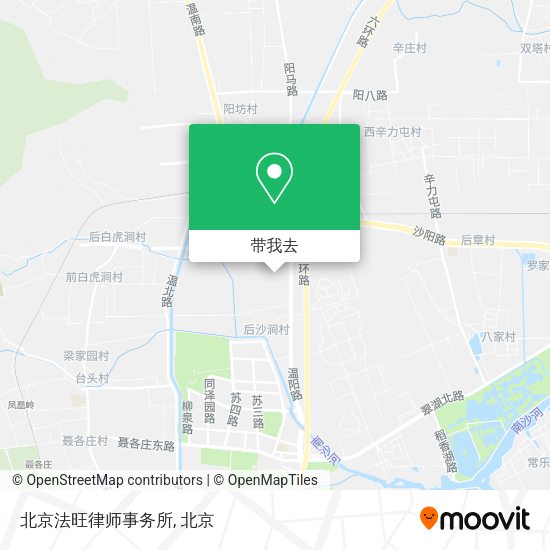北京法旺律师事务所地图