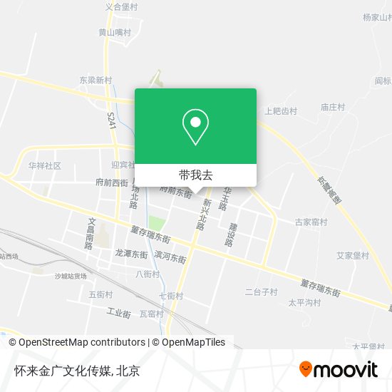 怀来金广文化传媒地图