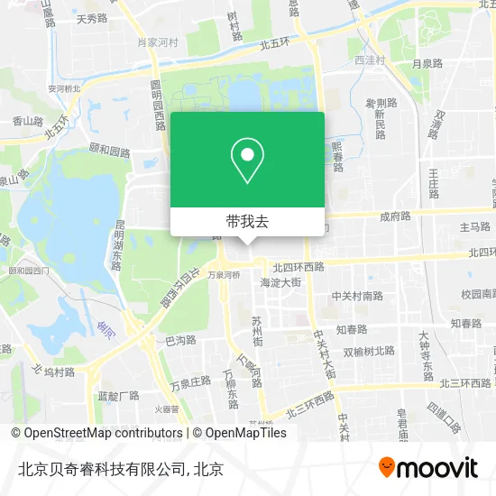 北京贝奇睿科技有限公司地图