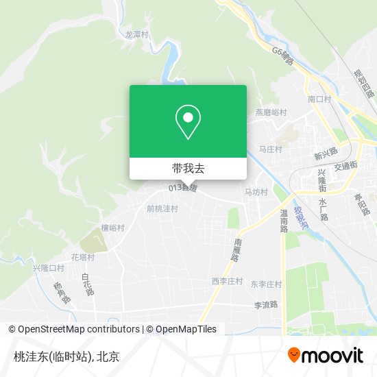 桃洼东(临时站)地图