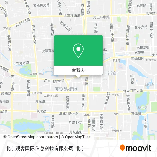 北京观客国际信息科技有限公司地图