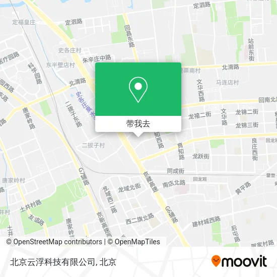 北京云浮科技有限公司地图